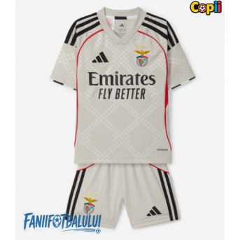 Benfica Echipament de Fotbal Replică 2025-26 Copii Deplasare (+ Șorturi)